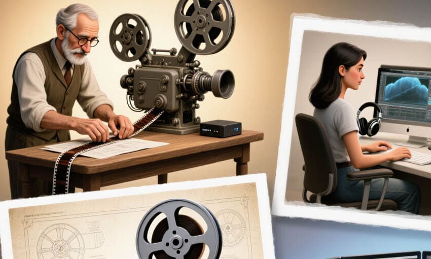 From Razor Blades to Timelines: How Film Editing Evolved